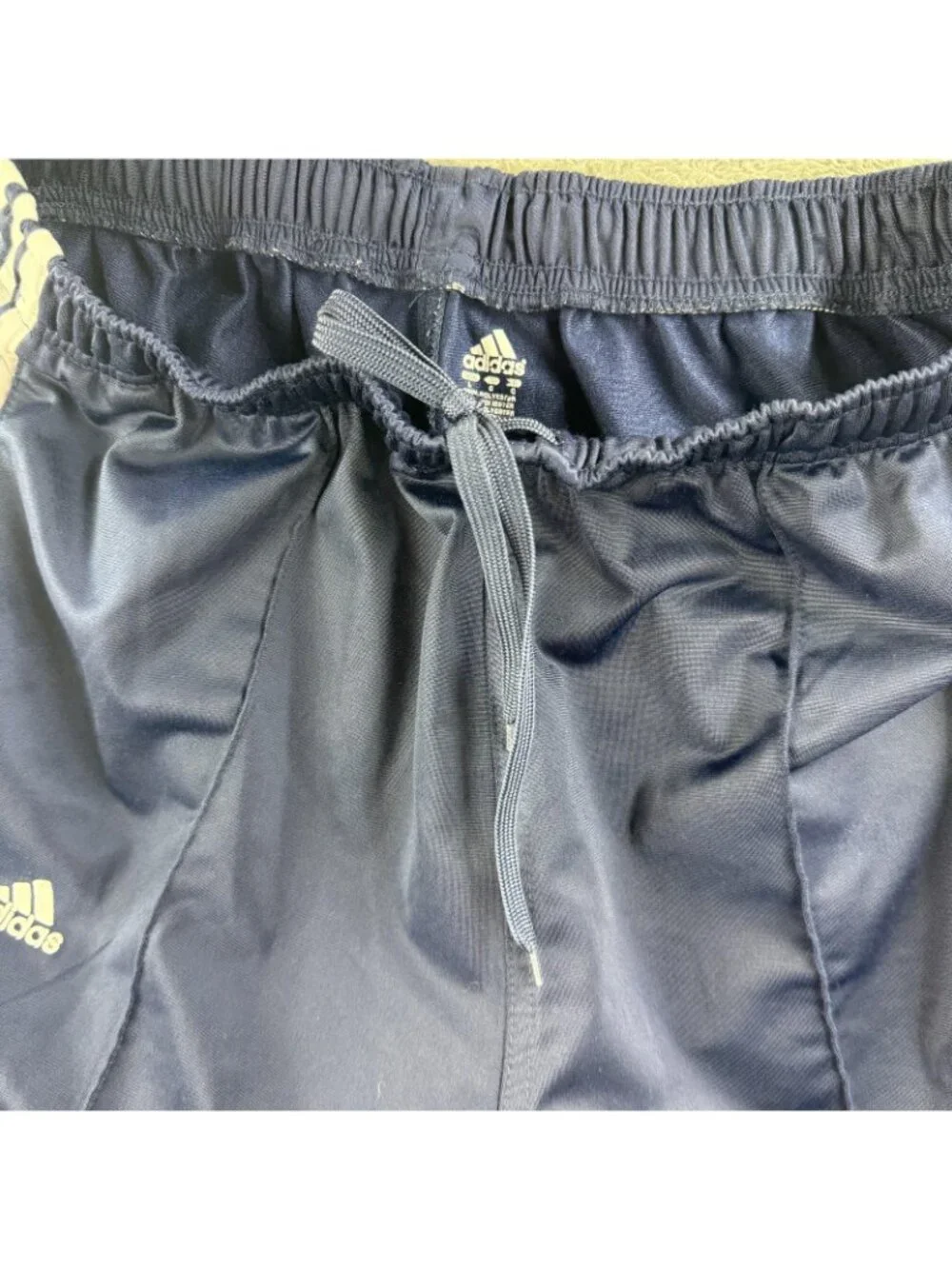 Notre Dame Fighting Irish Pants Men Large Blue NCAA Football Adidas Warm Up